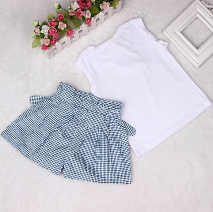 Summer Girl Plaid Set