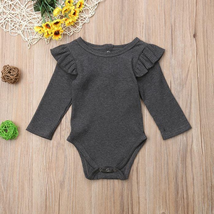 Ruffle Sleeved Onesie