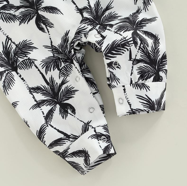 Leaf Palm Tree Jumpsuit (4 Colors)