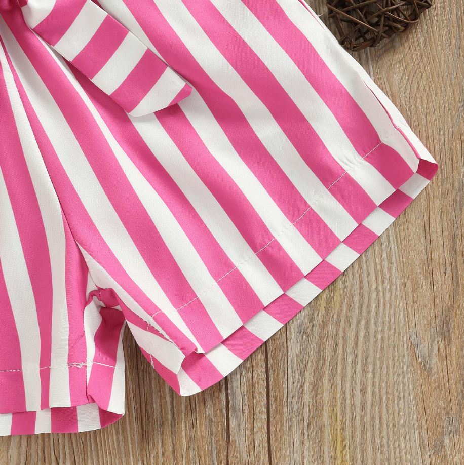 Lovely Crop Top with Candy Shorts