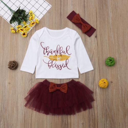 Thankful & Blessed Tutu Outfit