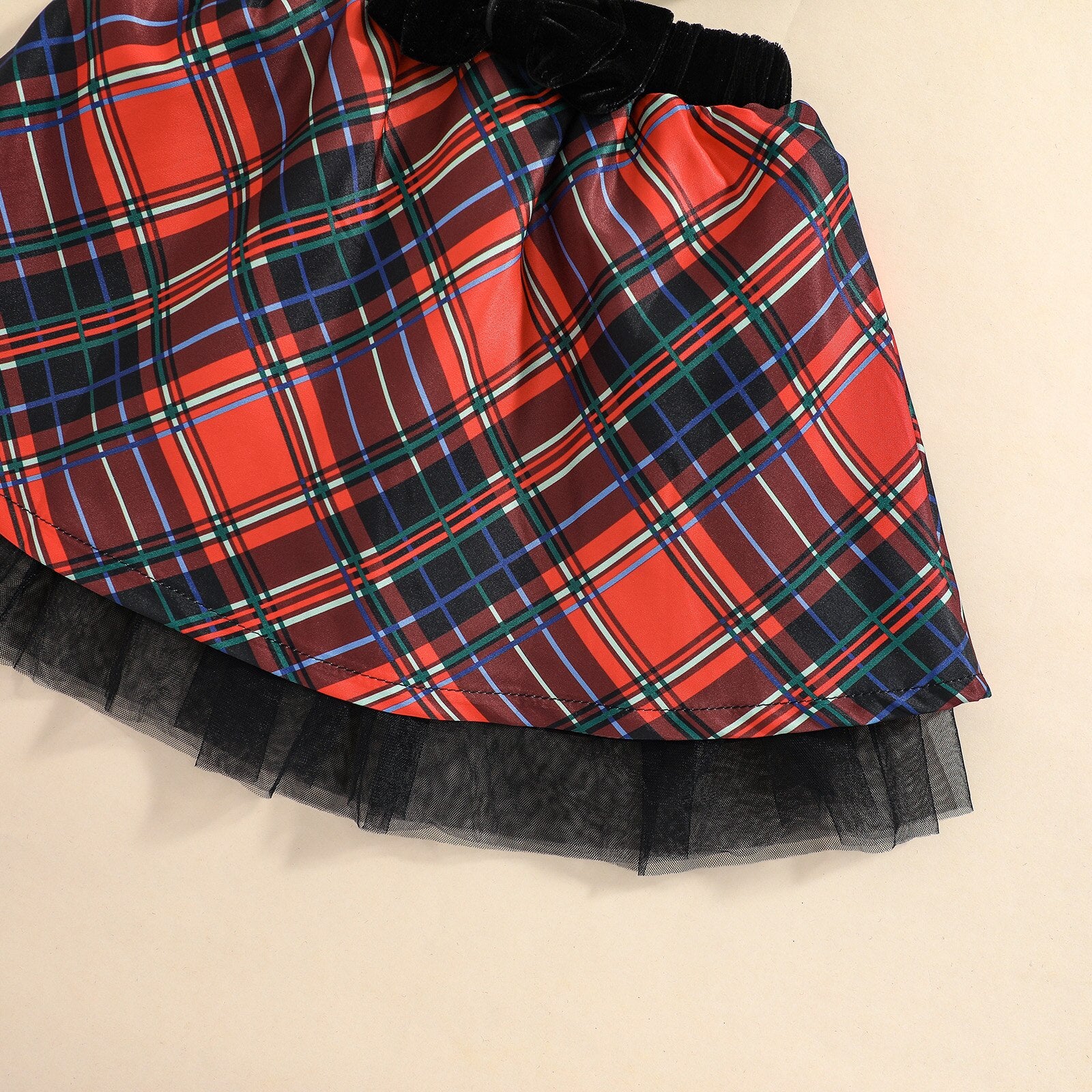 Christmas Plaid Skirt Outfit