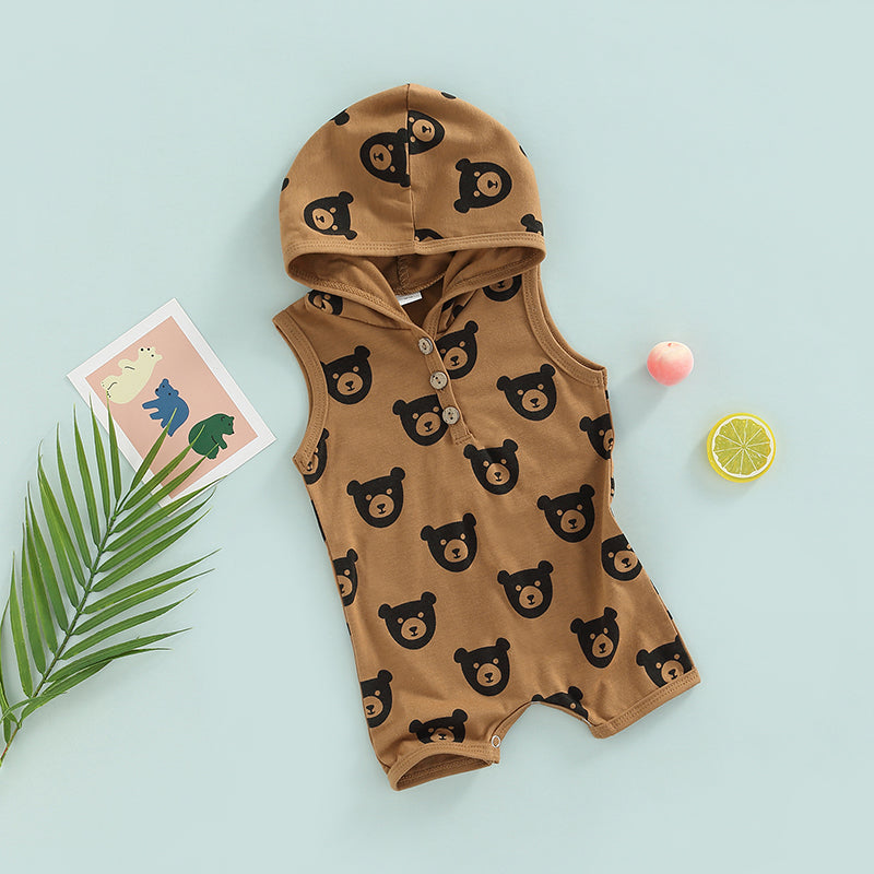 Beary Cute Hooded Romper