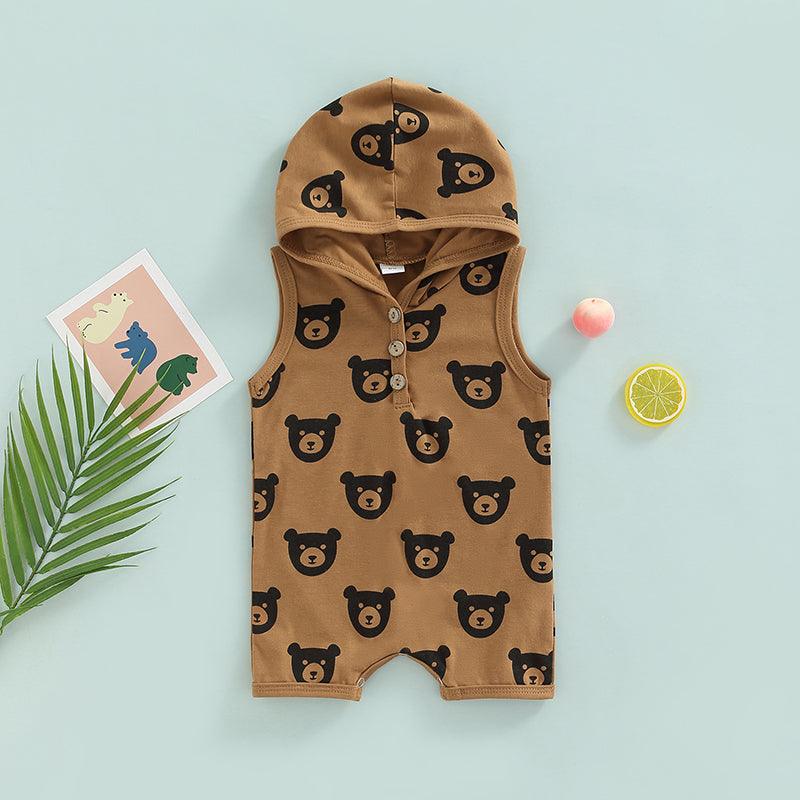 Beary Cute Hooded Romper