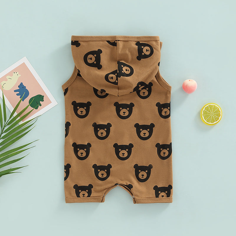 Beary Cute Hooded Romper