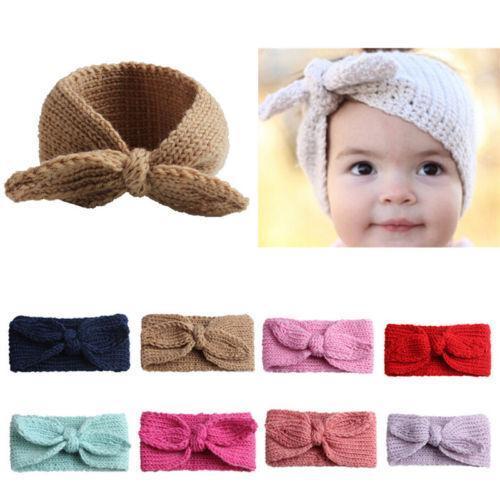 Knitted Bow Headband