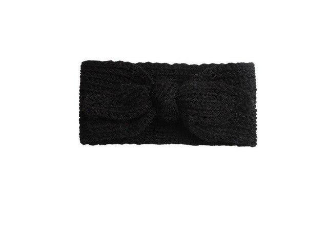 Knitted Bow Headband