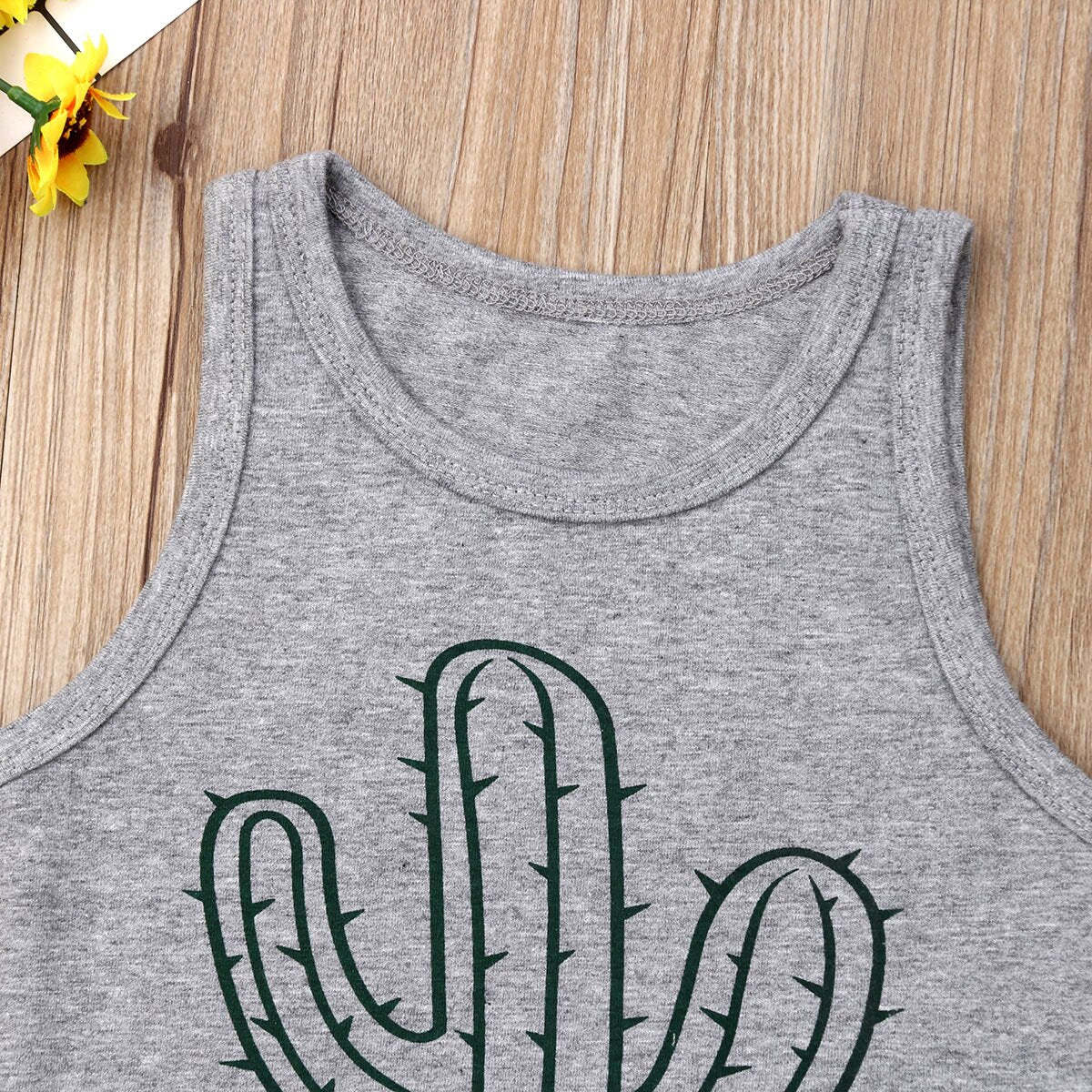 Cactus Tank Top & Shorts Outfit