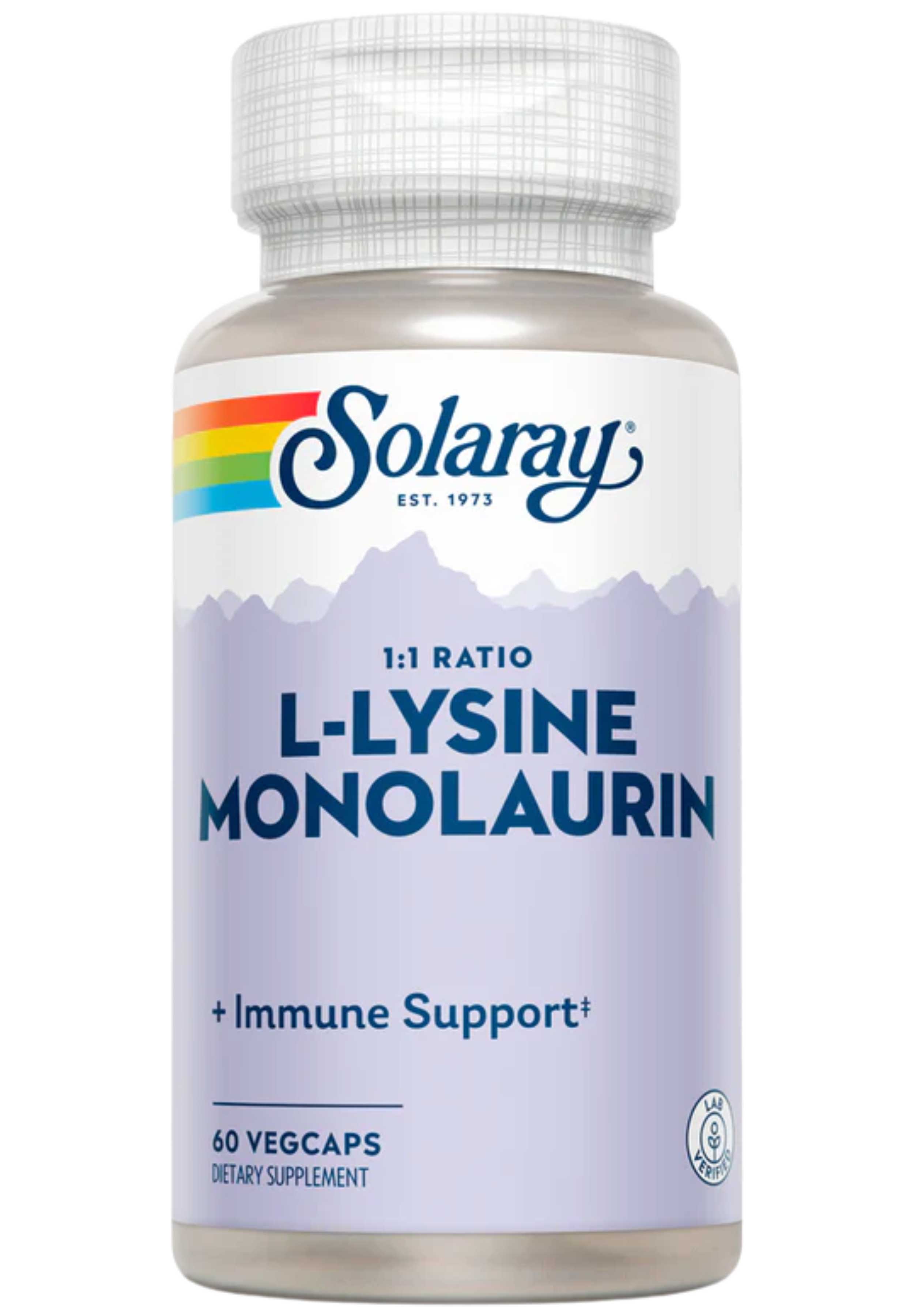 Solaray L-Lysine Monolaurin 1:1 Ratio