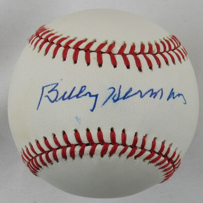 Billy Herman Rawlings Baseball JSA AS32159