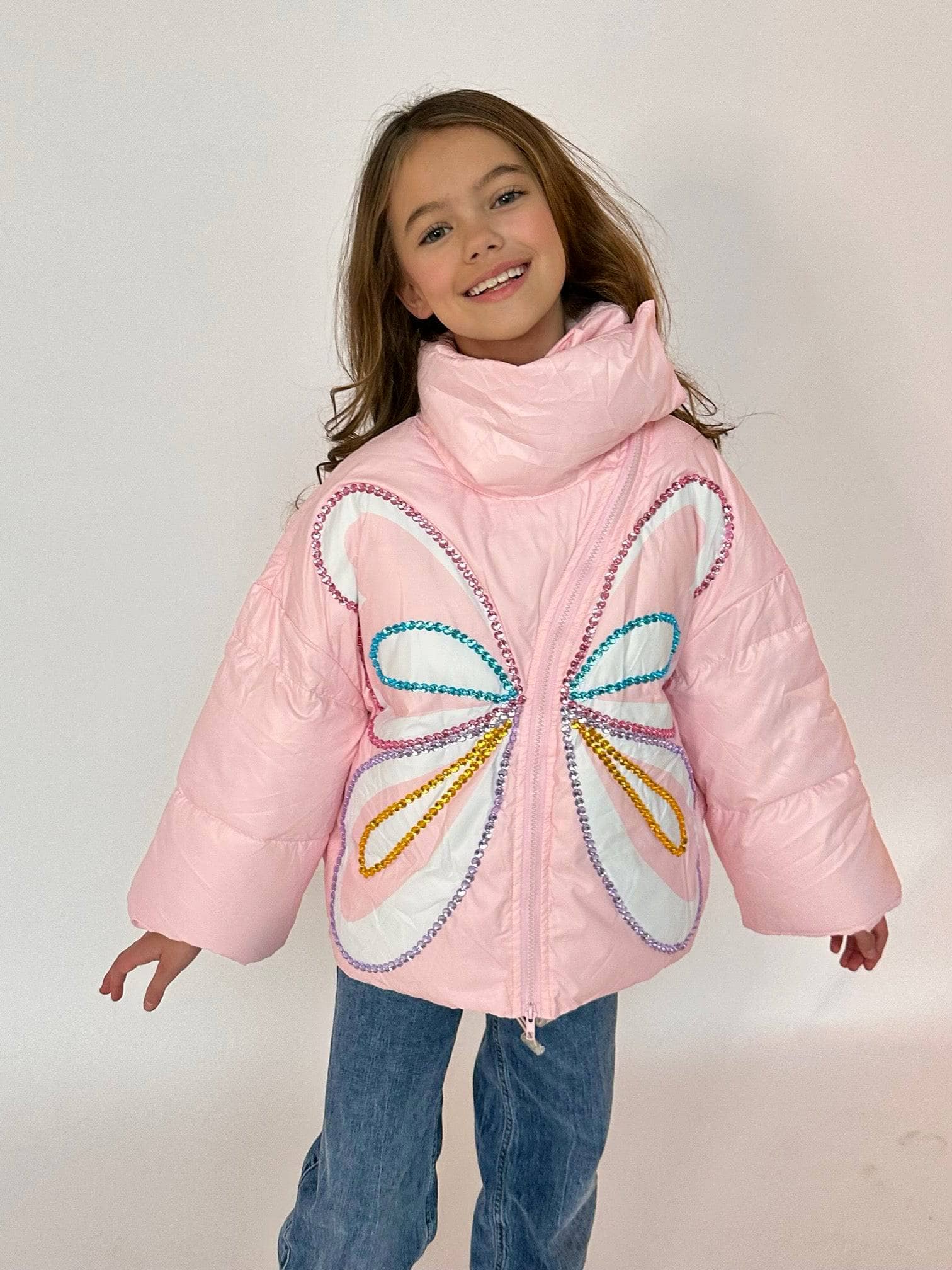 Butterfly Magic Crystal Puffer