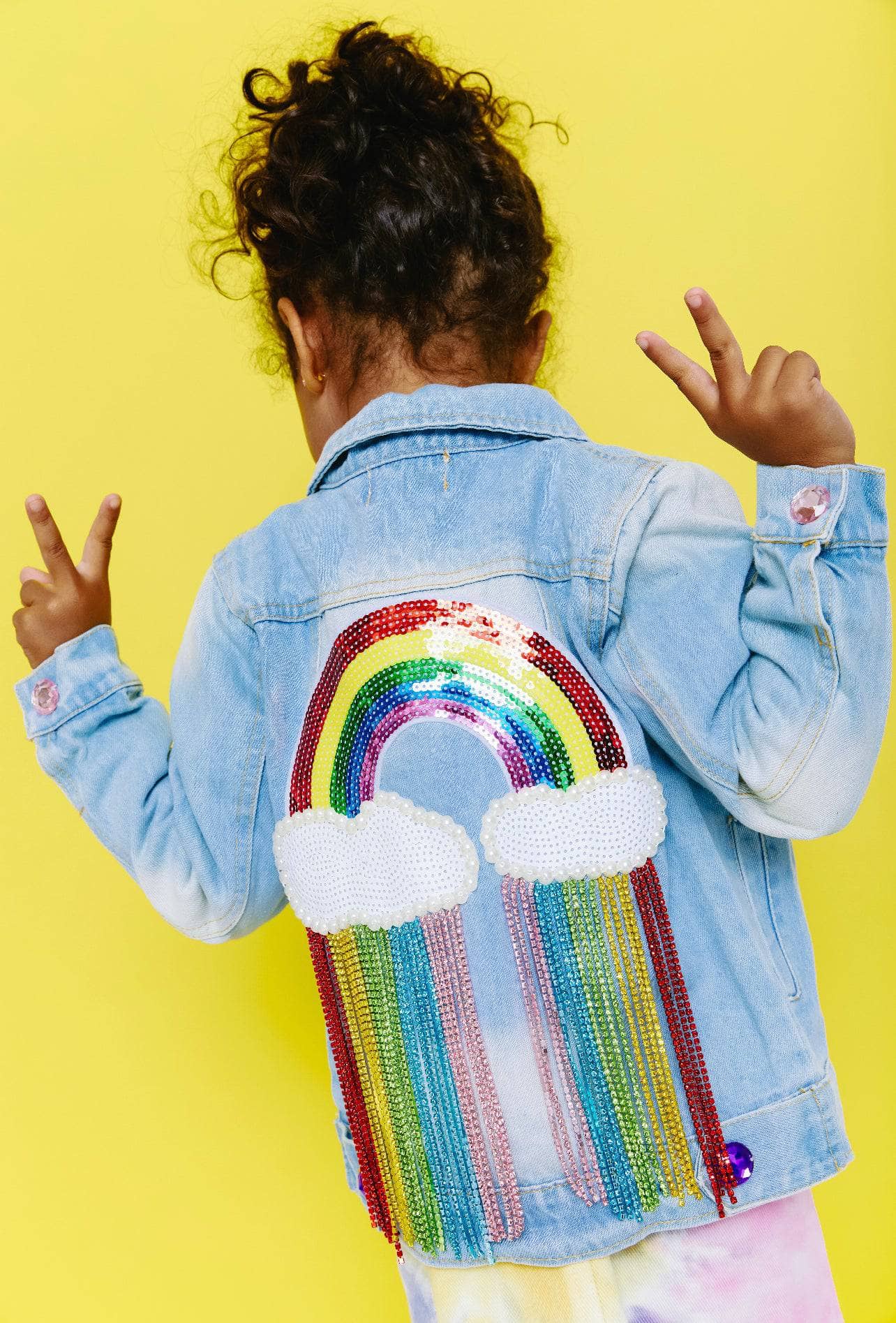 Crystal Rain Denim Jacket