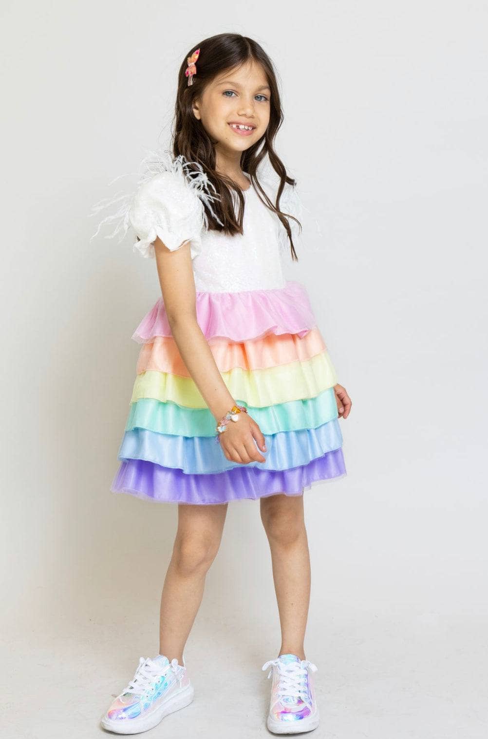 Satin Rainbow Dream Dress