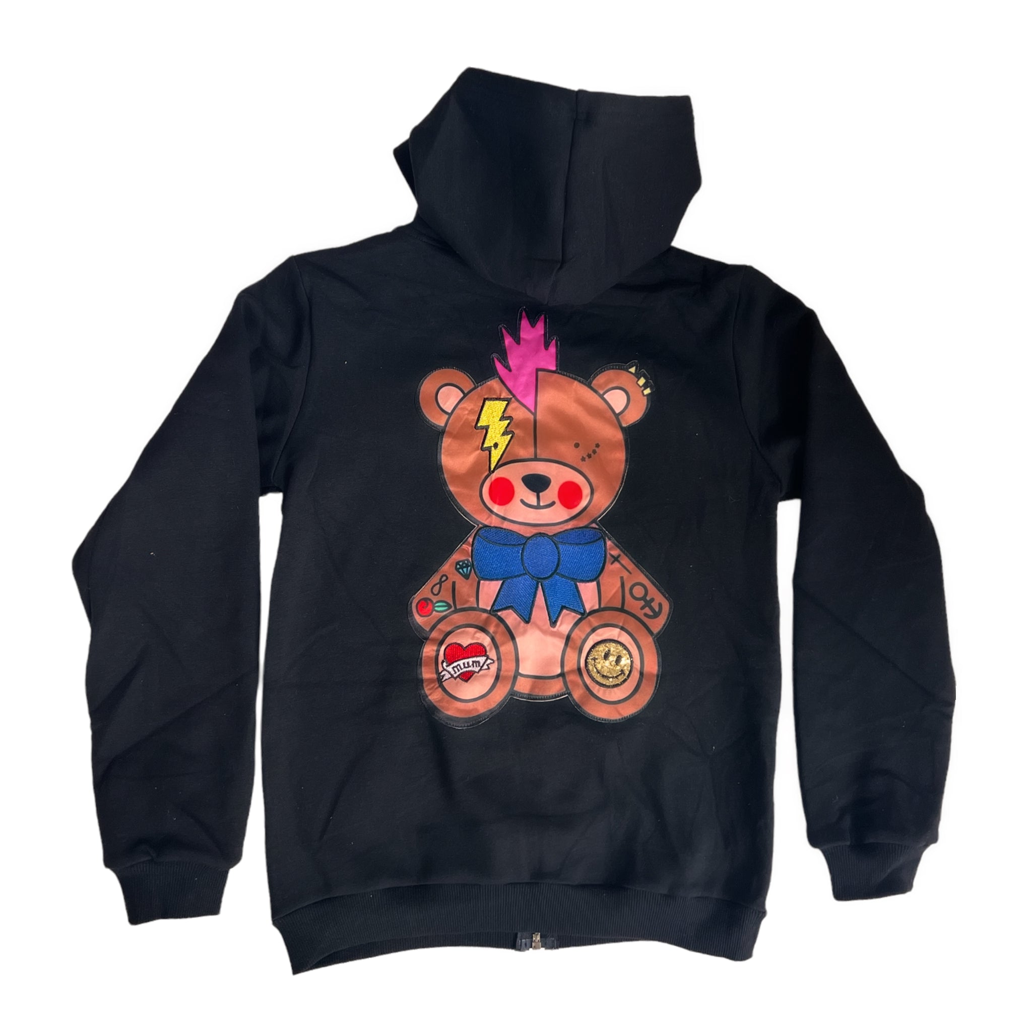 Emoji Punk Bear Hoodie