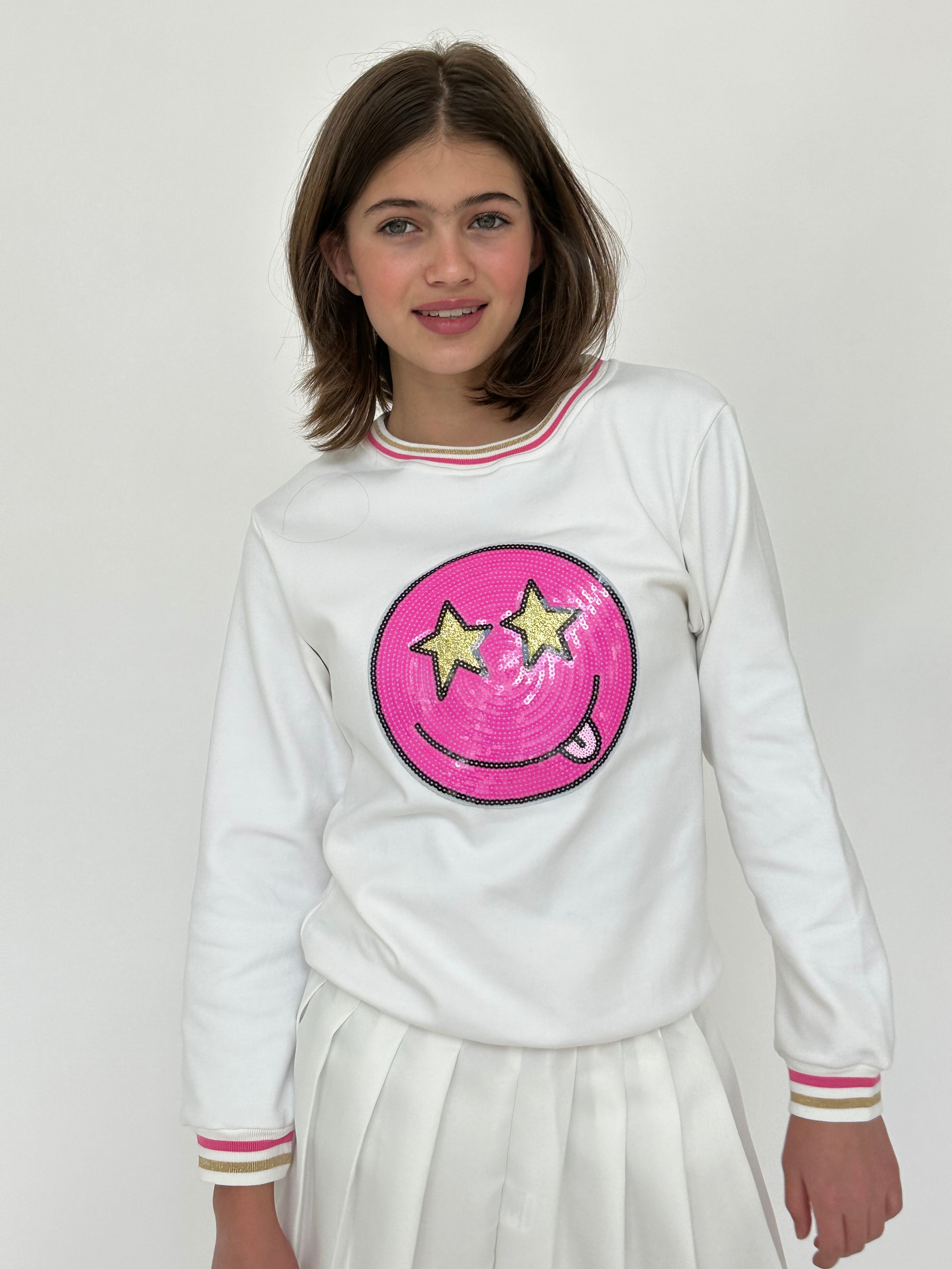 Emoji Starry Eye Sweatshirt