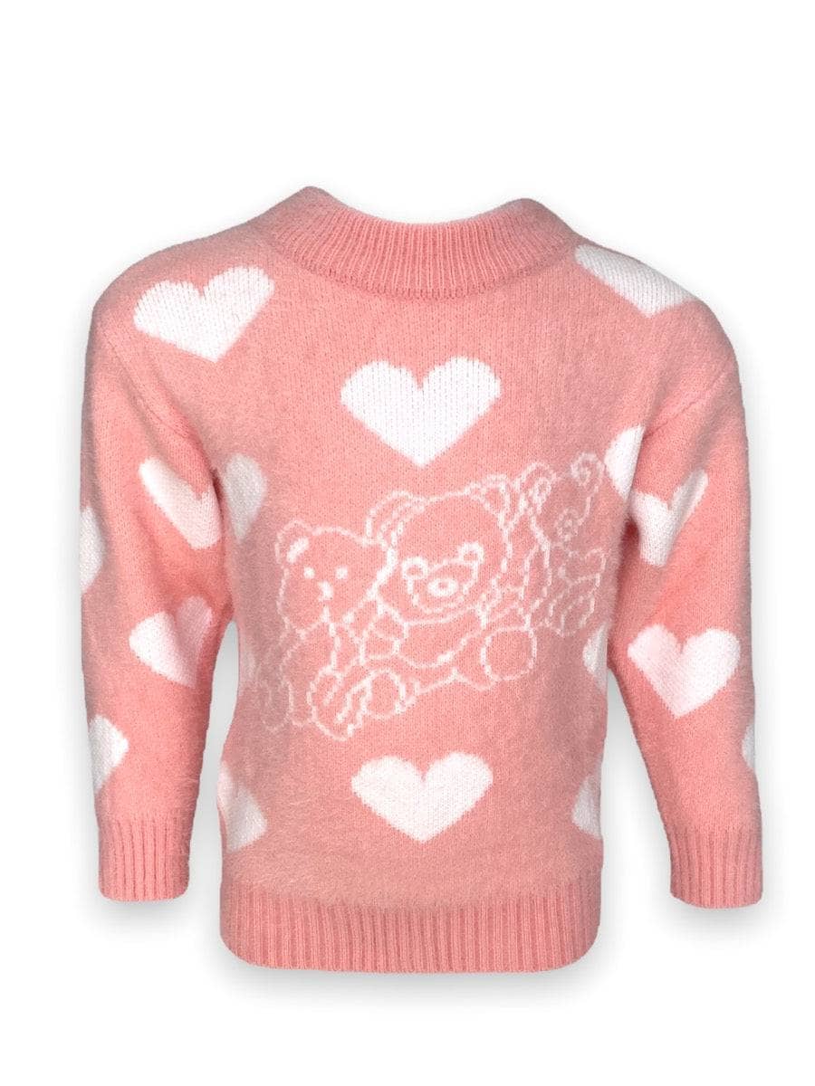 I Love Teddy Bears Knit Sweater