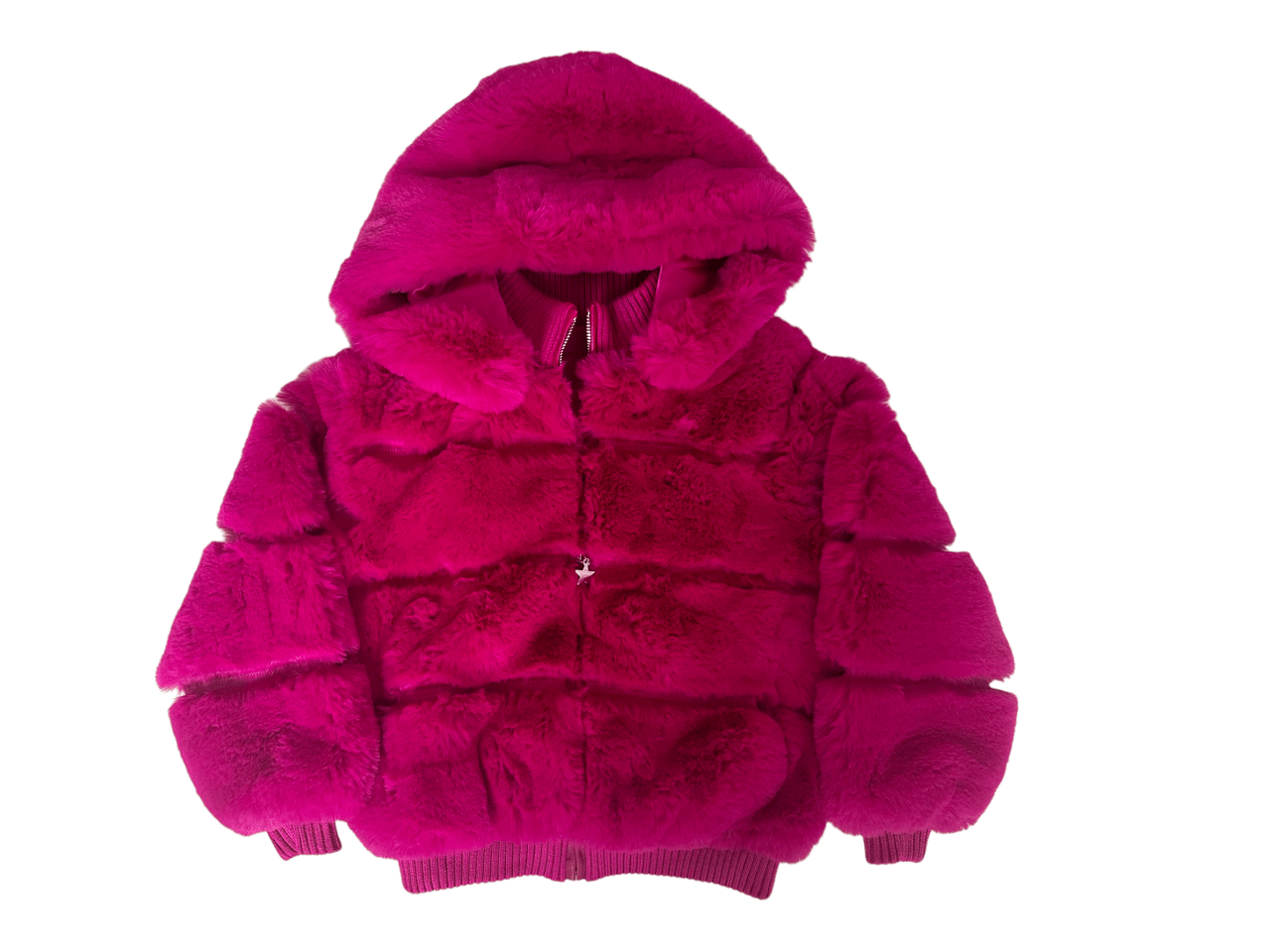 Raspberry Sorbet Faux Coat