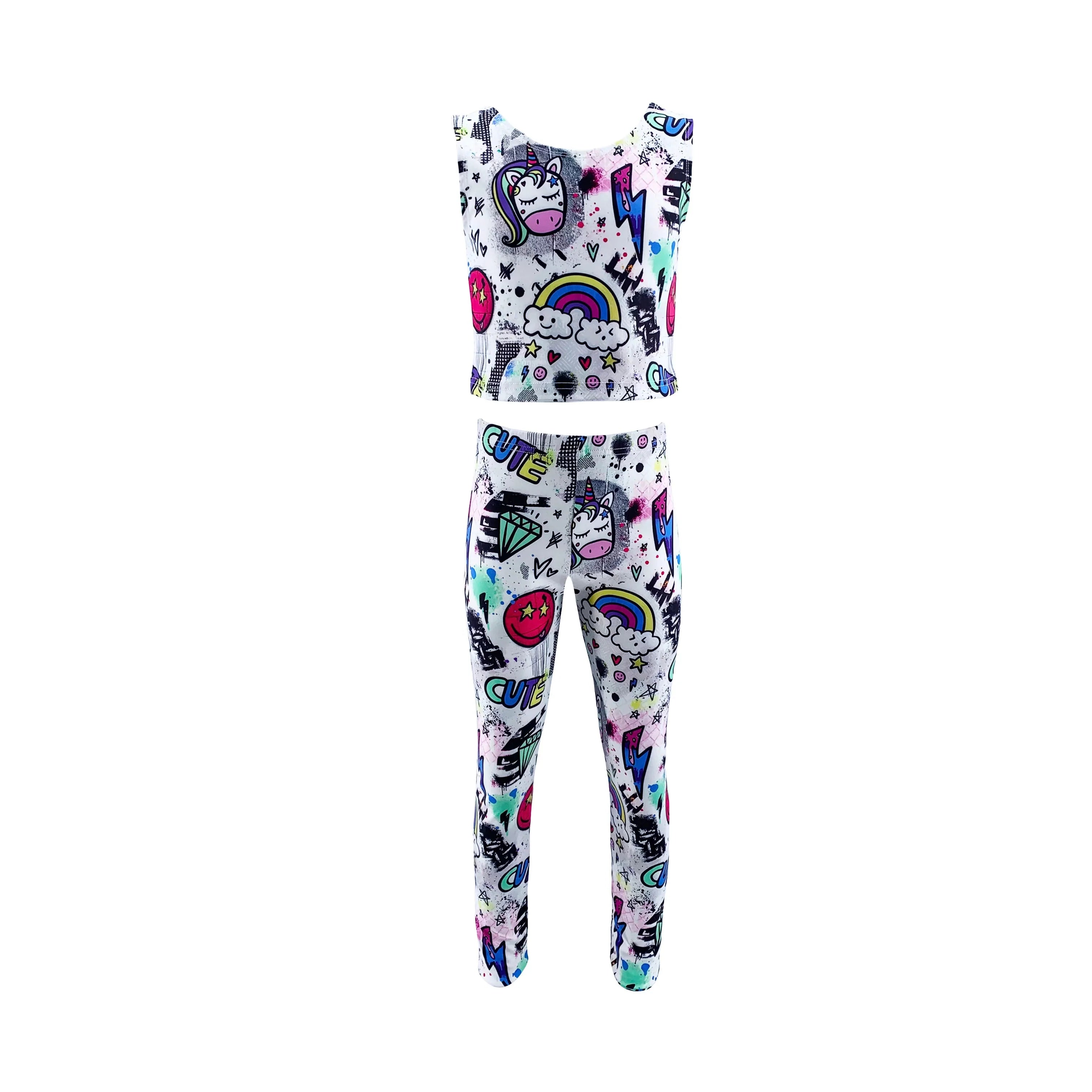 Unicorn Graffiti Athletic Set