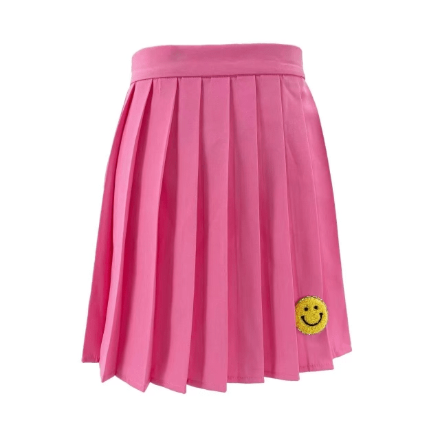 Bright Smiley Tennis Skirt