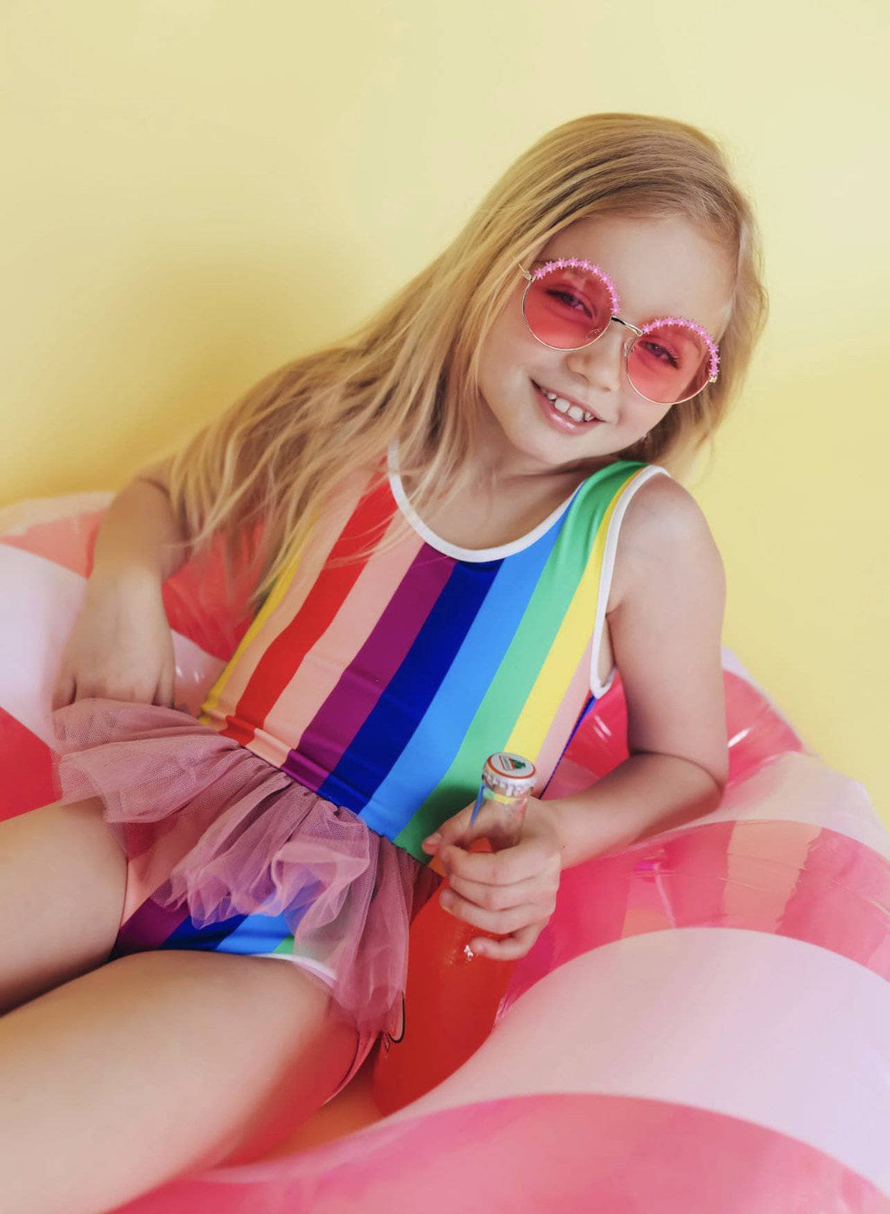 Rainbow Tutu Swimsuit