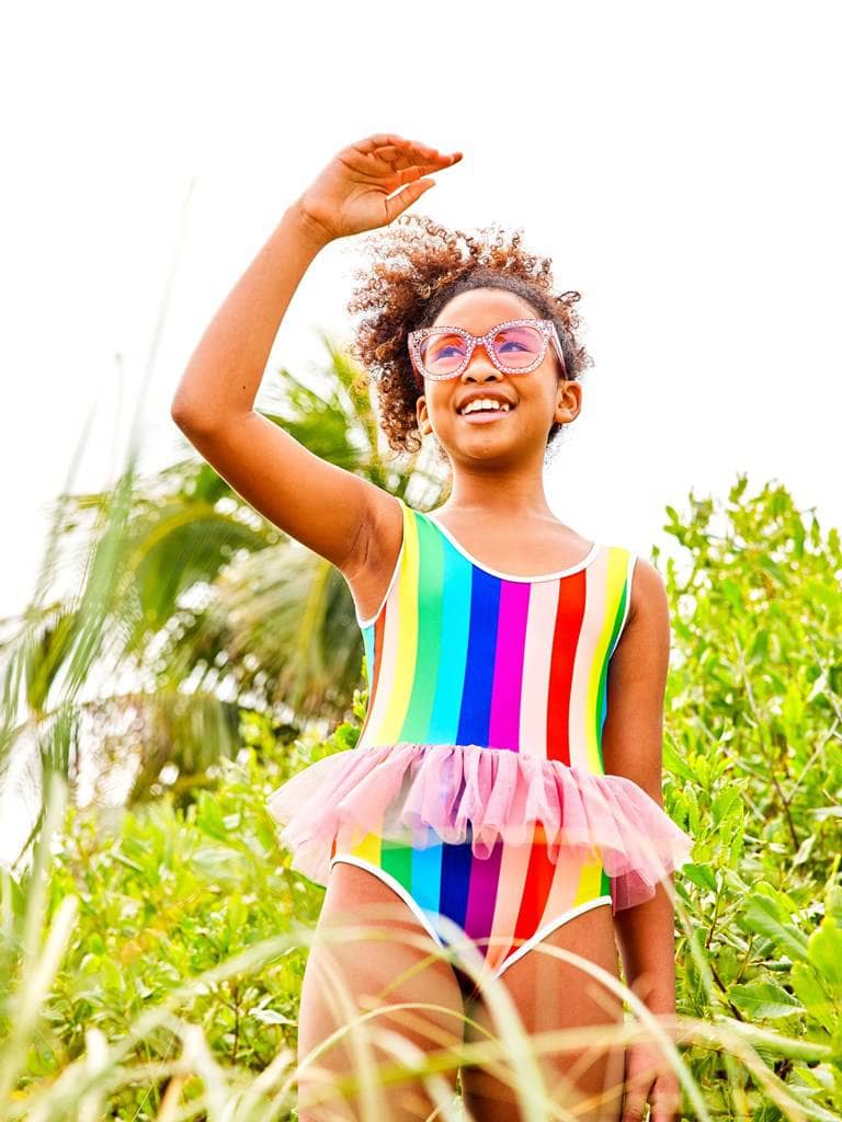 Rainbow Tutu Swimsuit