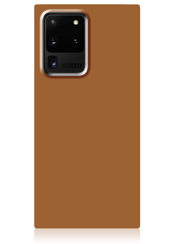 Nude Caramel SQUARE Galaxy Case