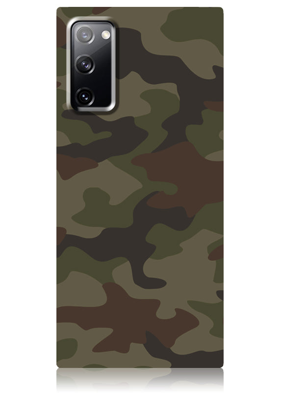 Matte Camo SQUARE Galaxy Case