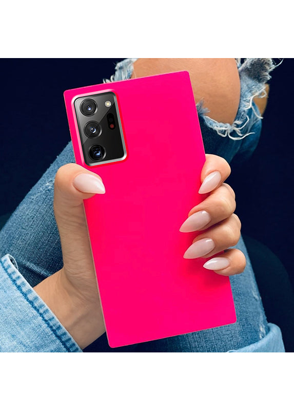 Neon Pink SQUARE Galaxy Case