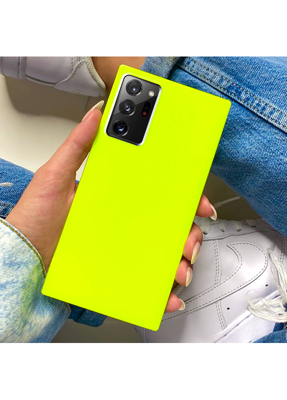 Neon Yellow SQUARE Galaxy Case