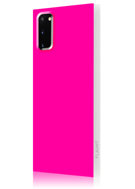 Neon Pink SQUARE Galaxy Case