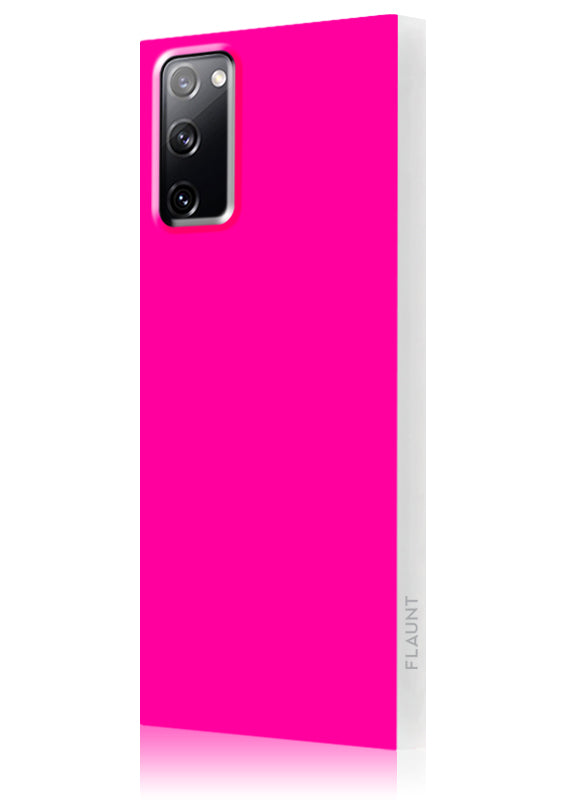 Neon Pink SQUARE Galaxy Case