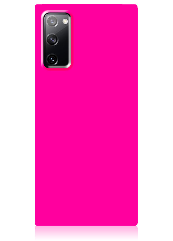 Neon Pink SQUARE Galaxy Case