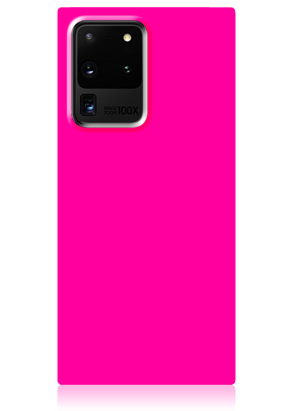 Neon Pink SQUARE Galaxy Case