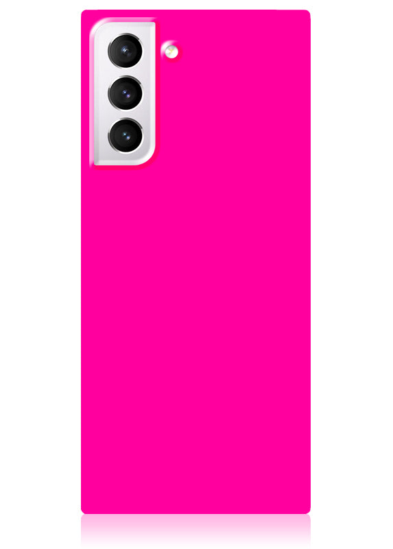 Neon Pink SQUARE Galaxy Case