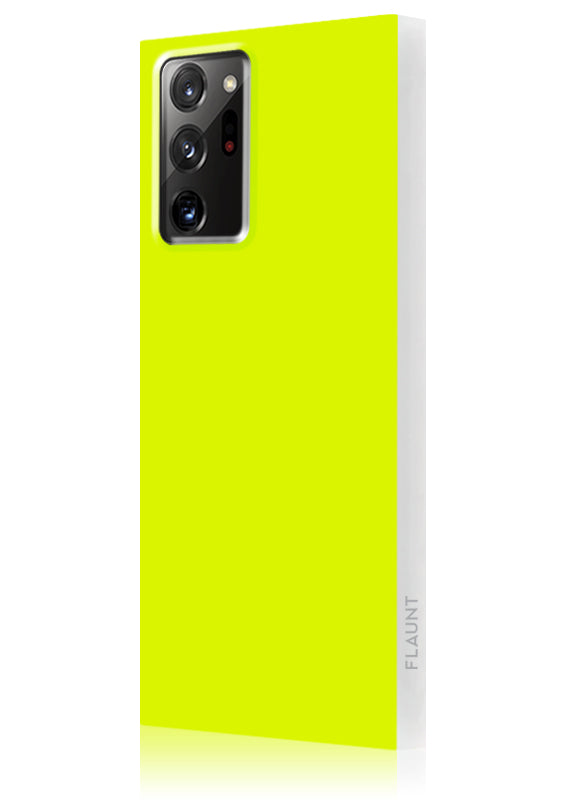 Neon Yellow SQUARE Galaxy Case