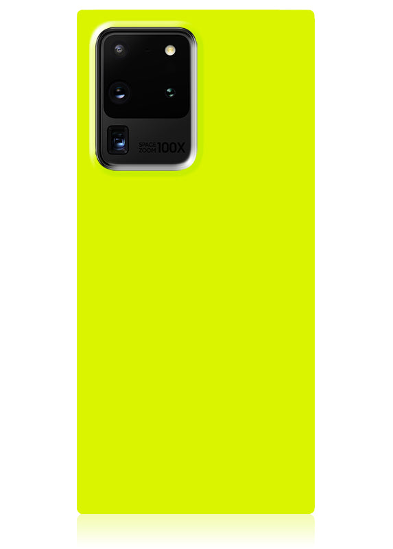Neon Yellow SQUARE Galaxy Case