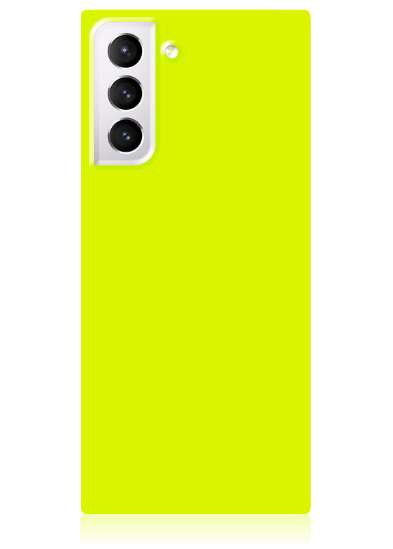 Neon Yellow SQUARE Galaxy Case