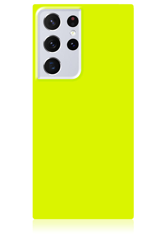 Neon Yellow SQUARE Galaxy Case