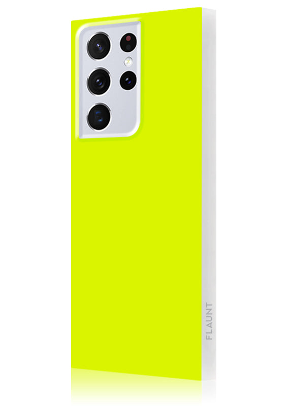 Neon Yellow SQUARE Galaxy Case