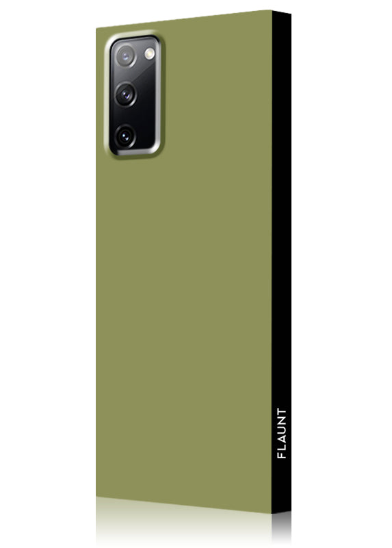 Olive Green SQUARE Galaxy Case