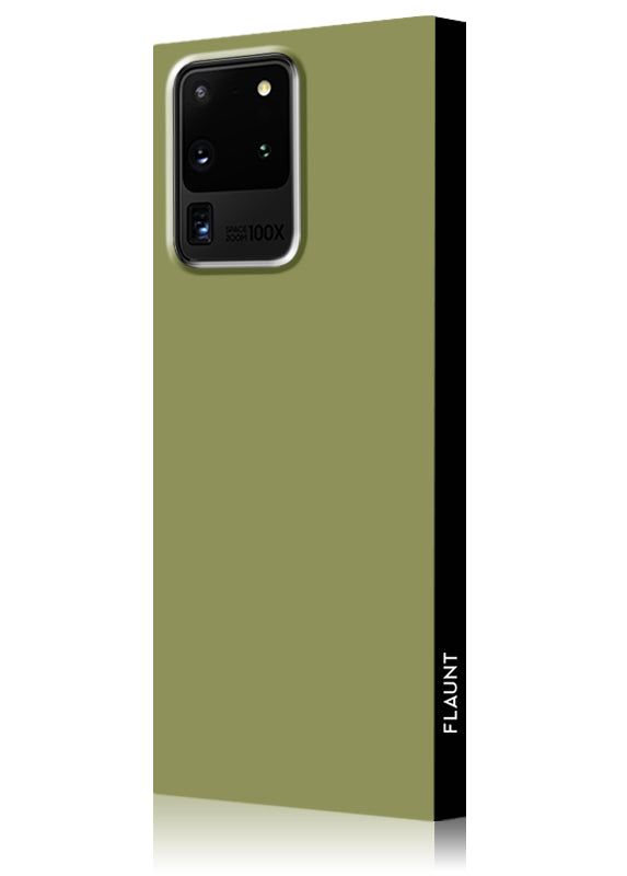 Olive Green SQUARE Galaxy Case
