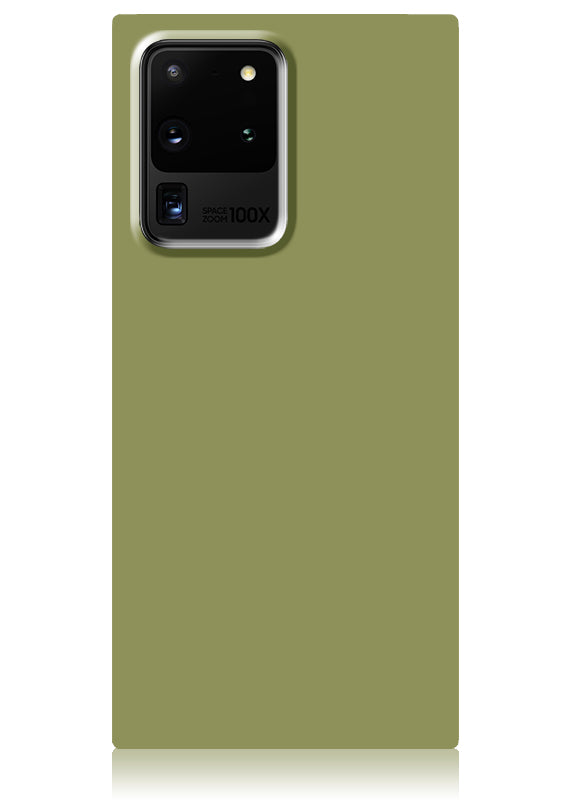 Olive Green SQUARE Galaxy Case