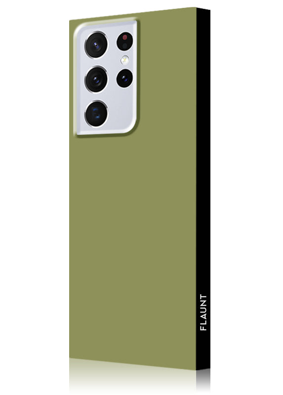 Olive Green SQUARE Galaxy Case