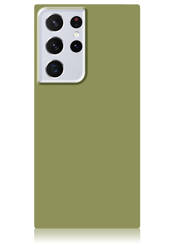 Olive Green SQUARE Galaxy Case