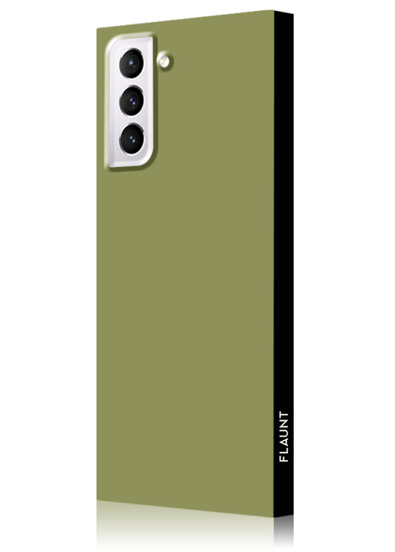 Olive Green SQUARE Galaxy Case