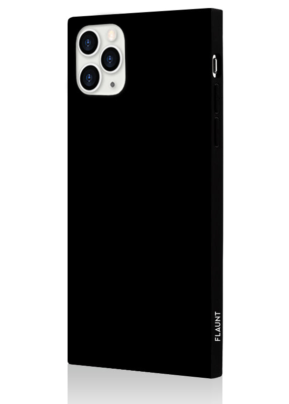 Black Patent SQUARE iPhone Case