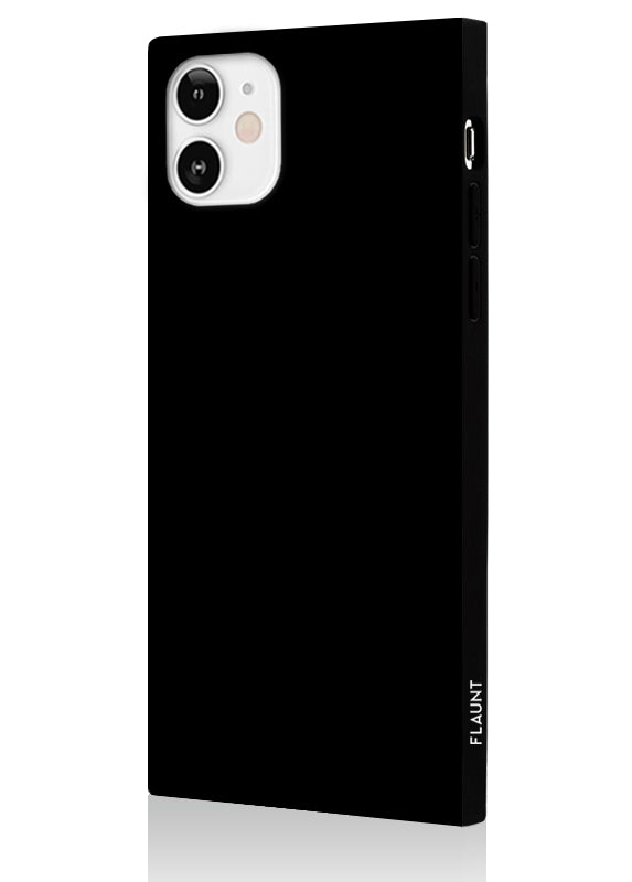 Black Patent SQUARE iPhone Case