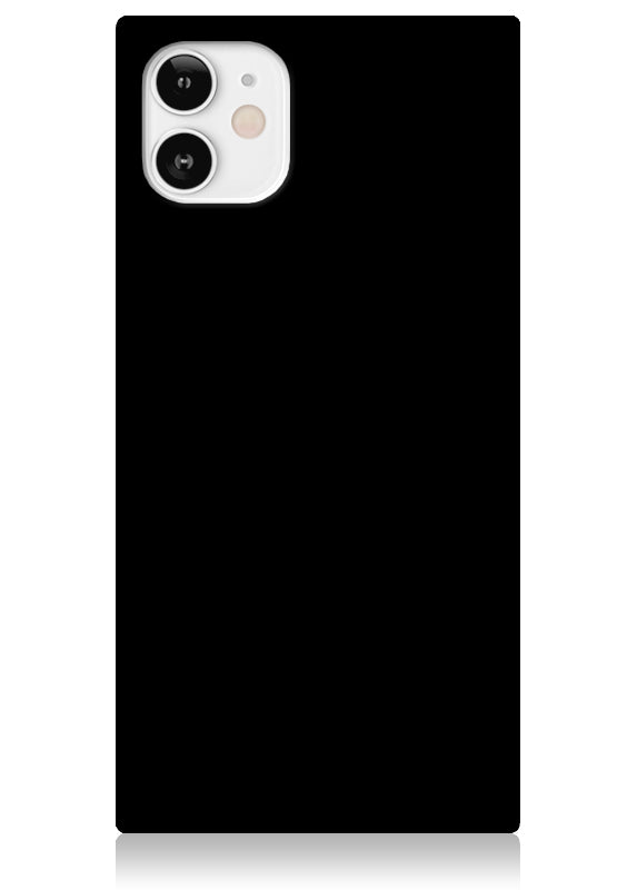 Black Patent SQUARE iPhone Case