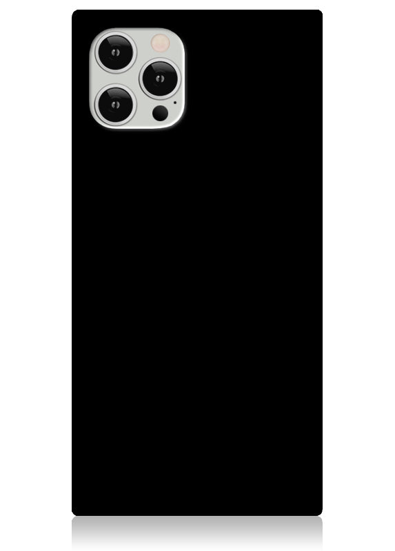 Black Patent SQUARE iPhone Case