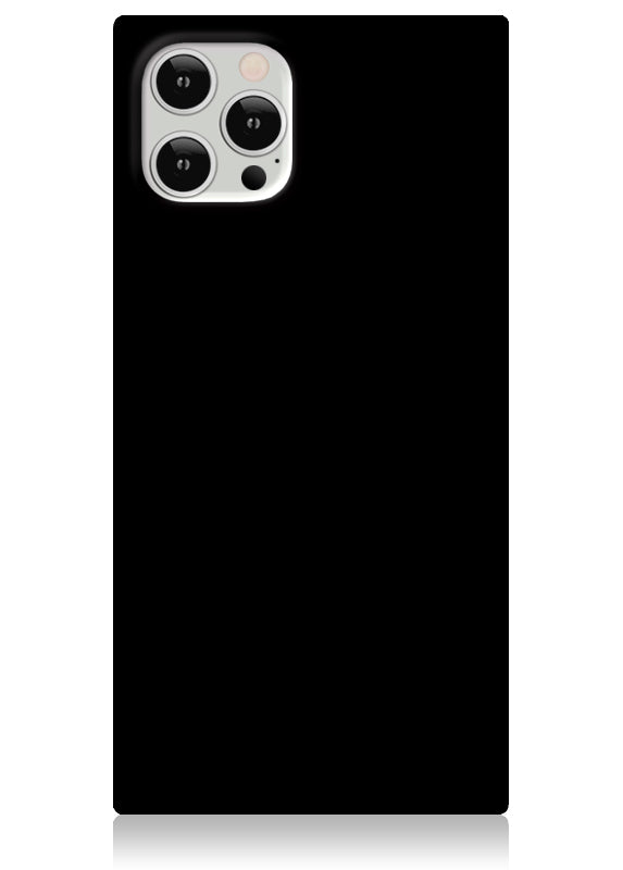 Black Patent SQUARE iPhone Case